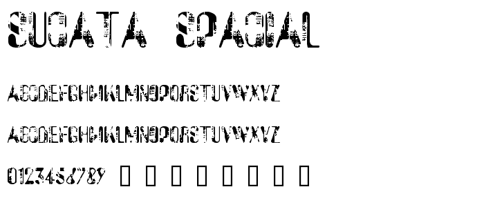 Sucata Spacial font